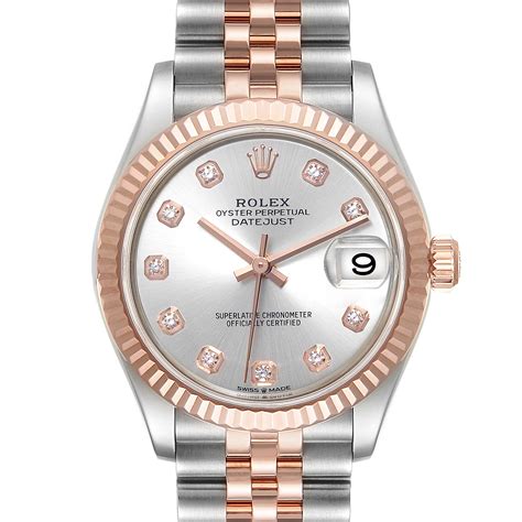 rolex datejust lady oro rosa|rolex watches women rose gold.